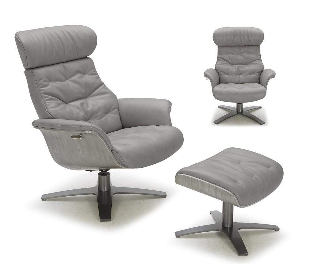 J and M Furniture Chair Karma Lounge Chair - Grey