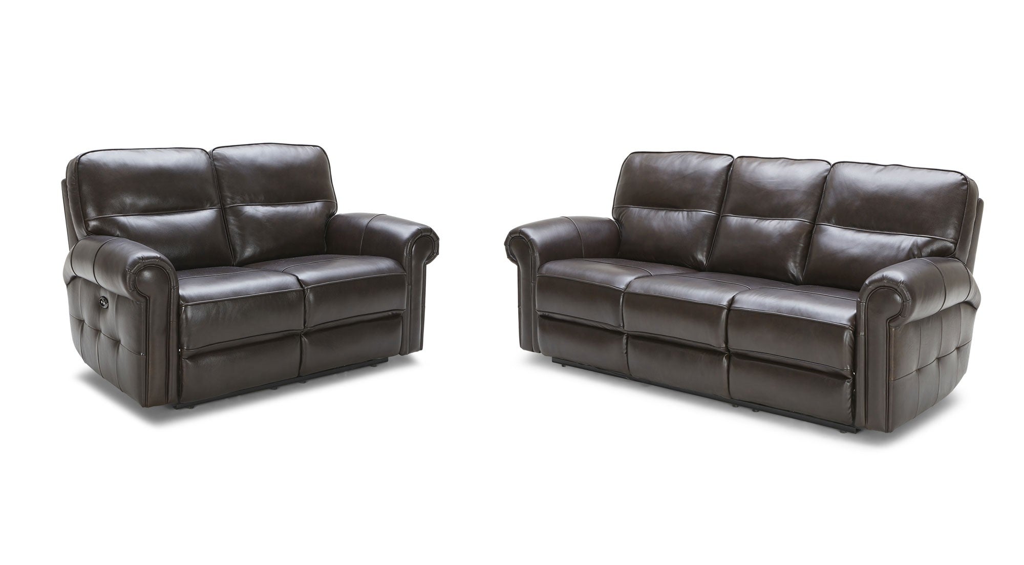 033(1) Motion Leather Sofa, Love, and Chair