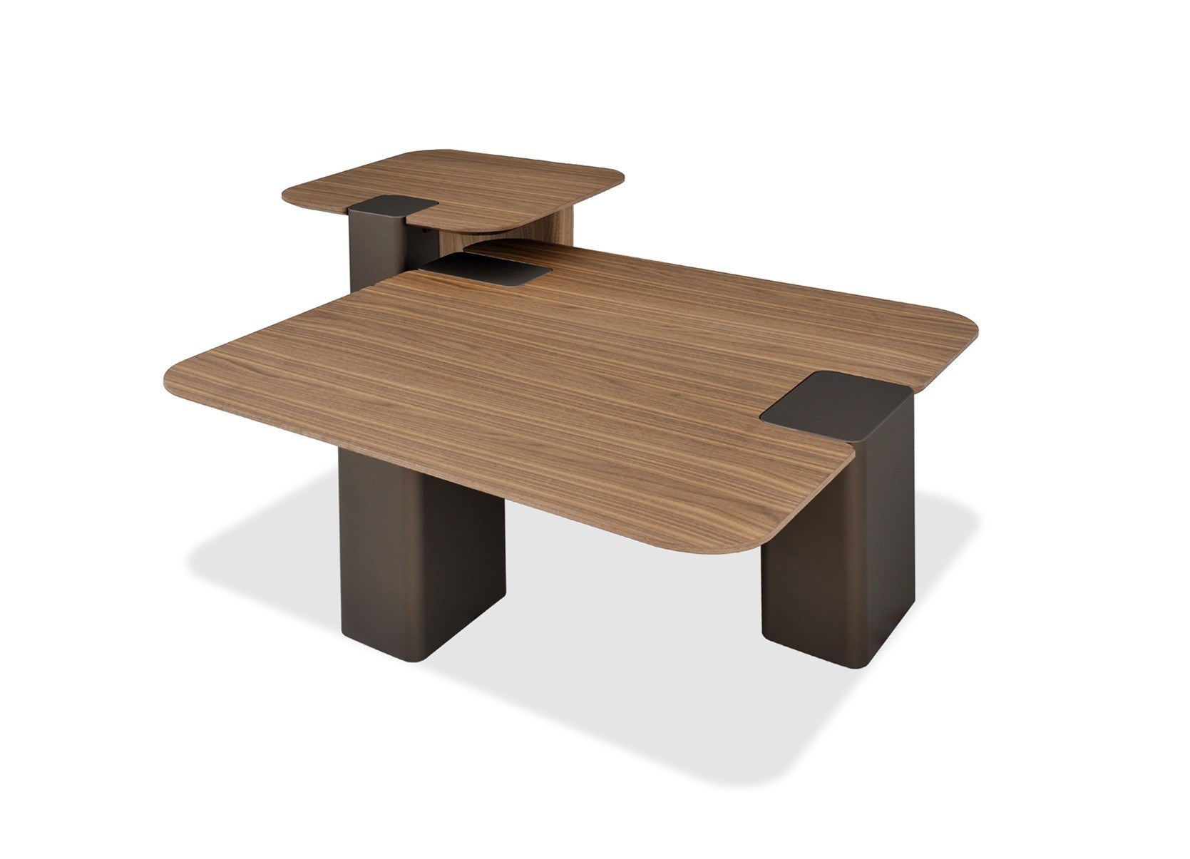 LP 467B3 End Table Walnut [ clone ]