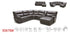 5067B-01 Motion Leather Sectional