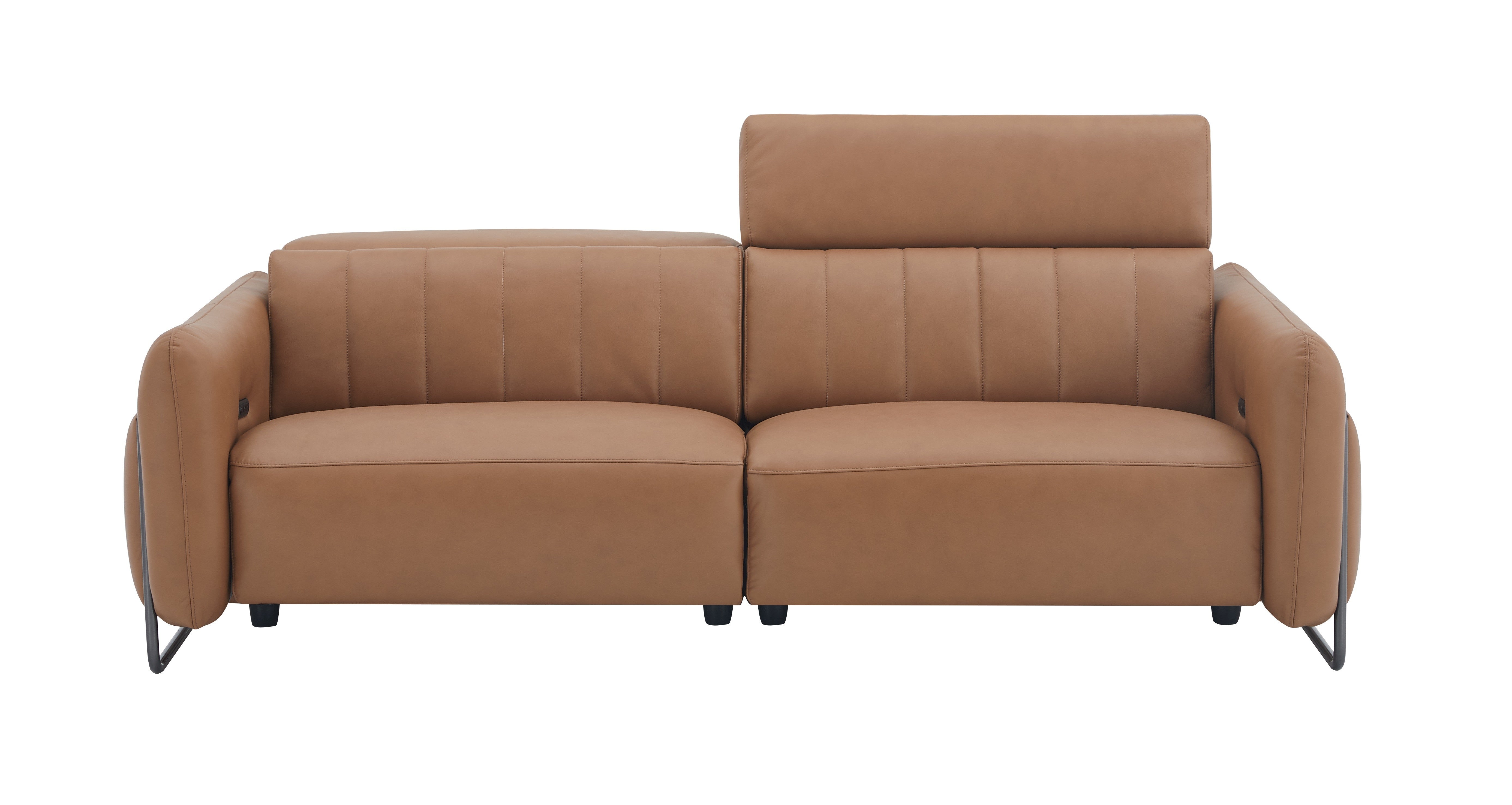 President Leather Love seat in Cognag [ clone ]