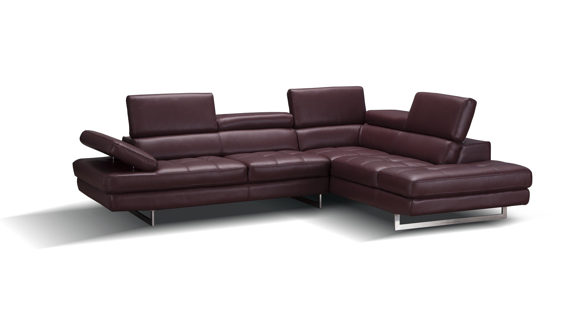 A761 Italian Leather Sectional