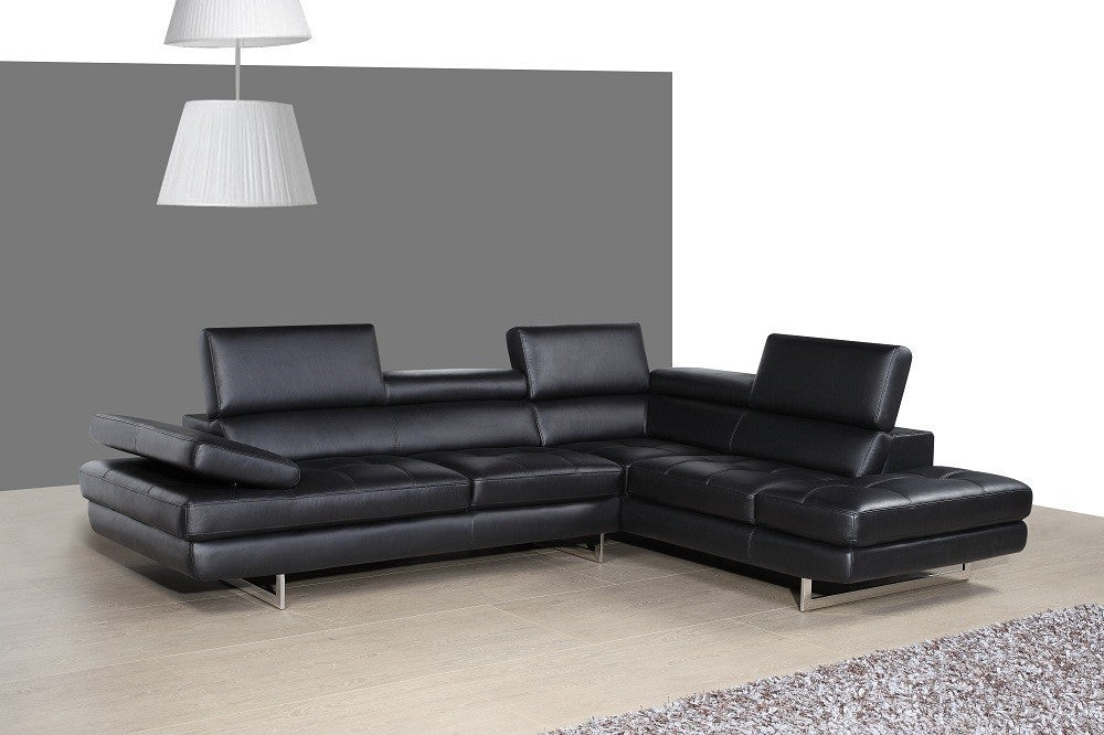A761 Italian Leather Sectional