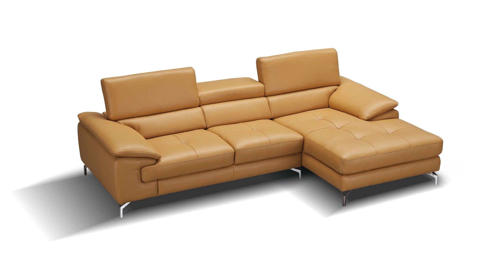 A973b Premium Leather Sectional in Caramel [ clone ]