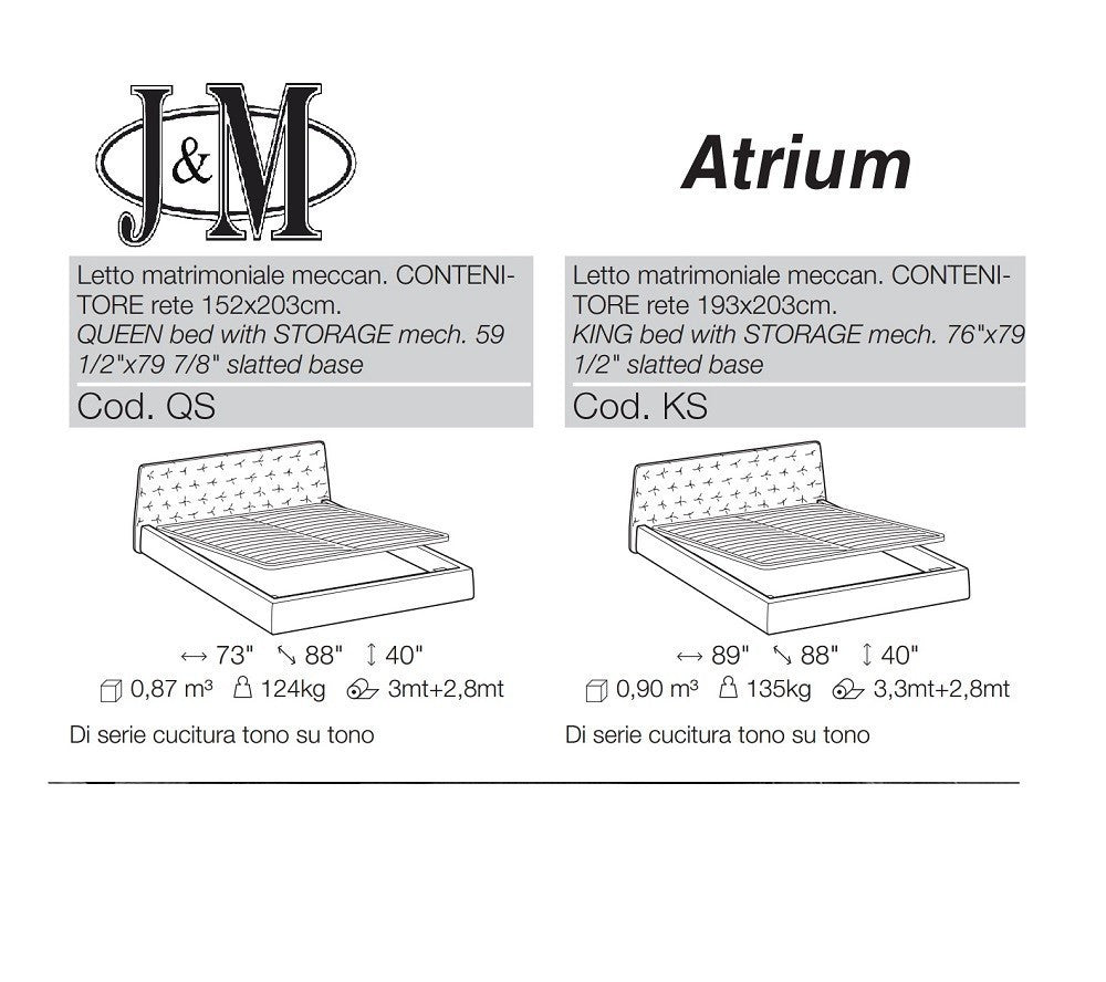 Atrium Storage Bed