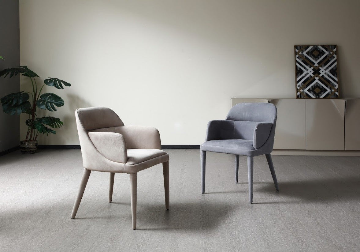 Baxter Arm Chair in Grey [ clone ]