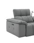 Picasso 6Pc Fabric Motion Sectional In Dark Grey [ clone ]
