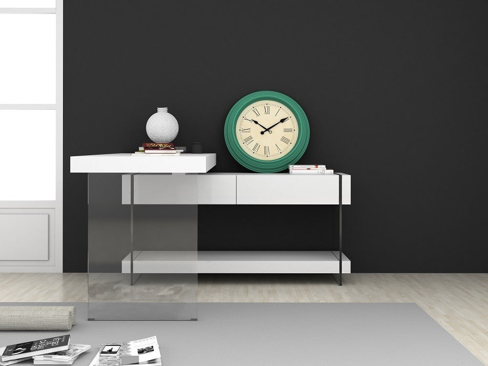 Cloud Modern Desk in High Gloss