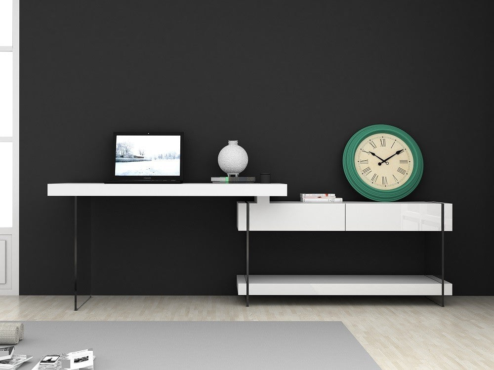 Cloud Modern Desk in High Gloss