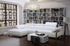 Fleurier LHFC Leather Sectional in White