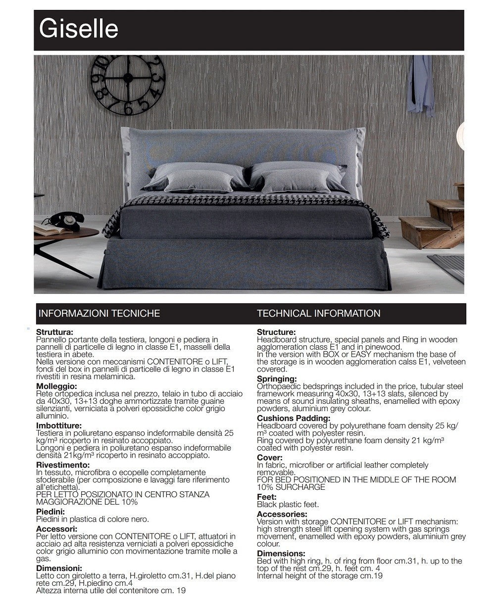 Giselle Storage Queen Bed Only