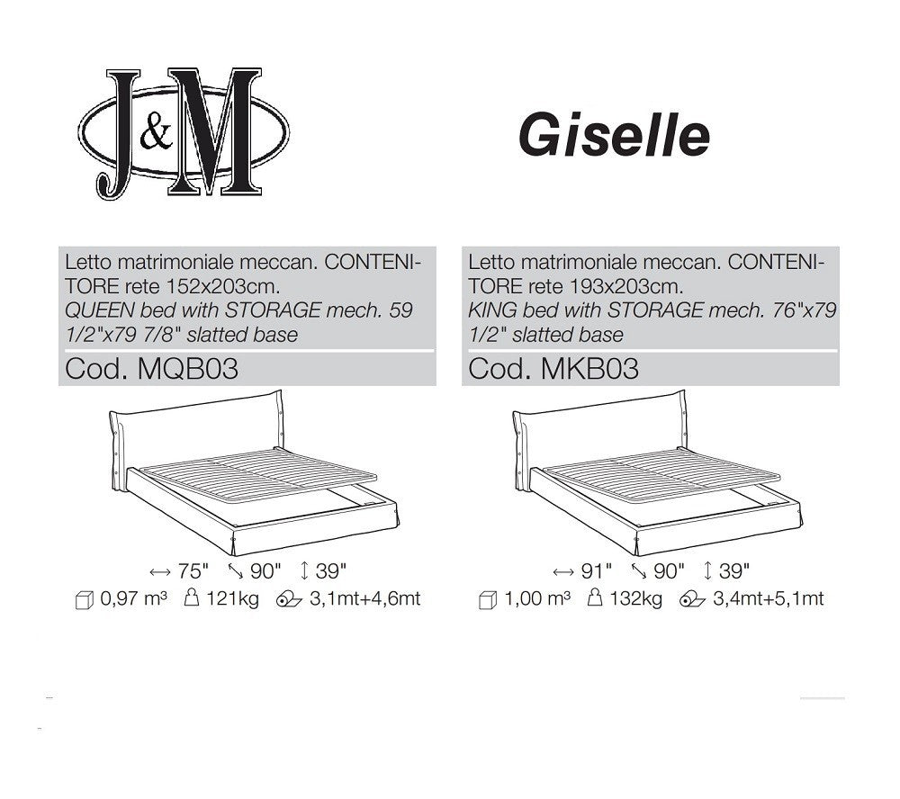 Giselle Storage Queen Bed Only
