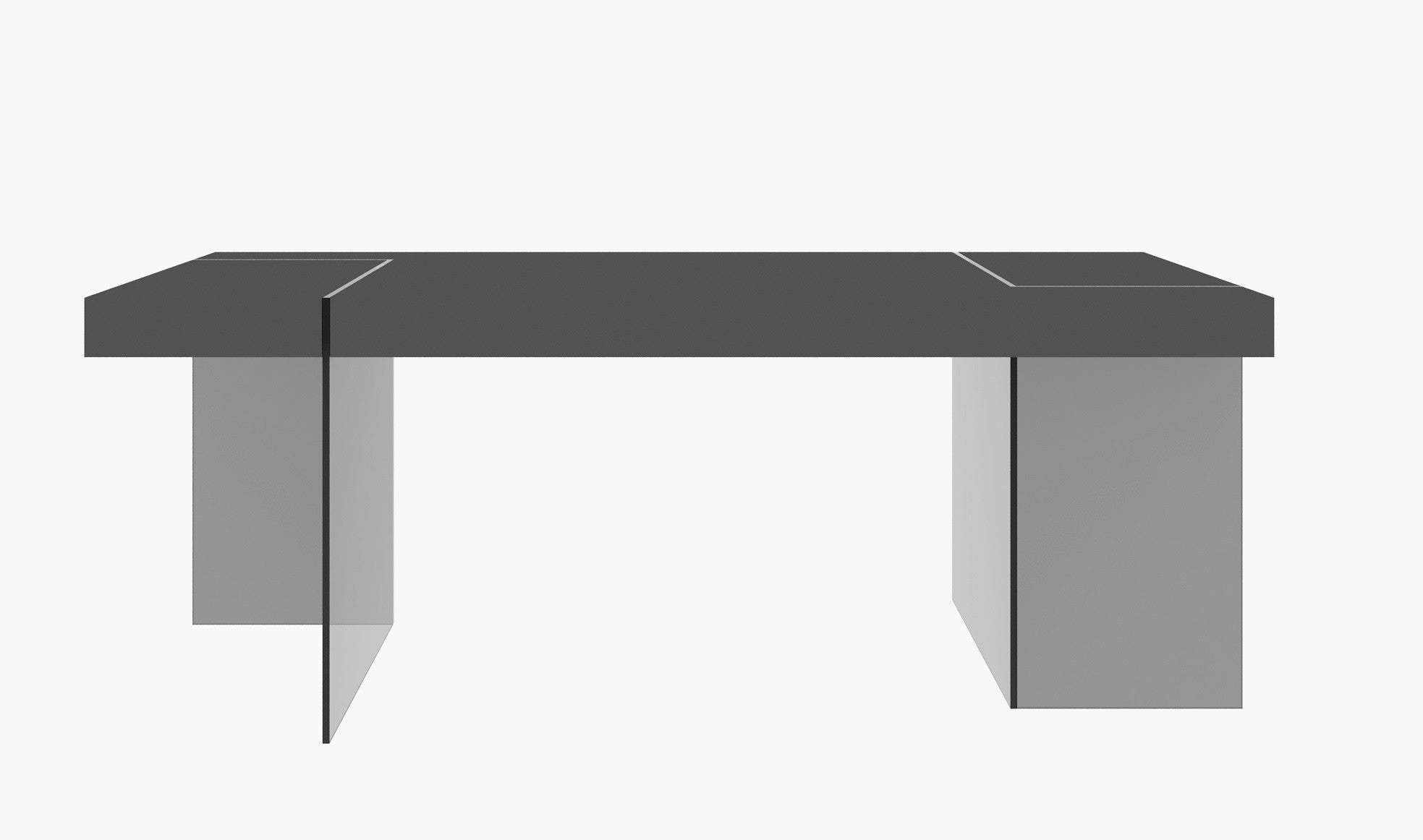 Grey Cloud Modern Dining in High Gloss