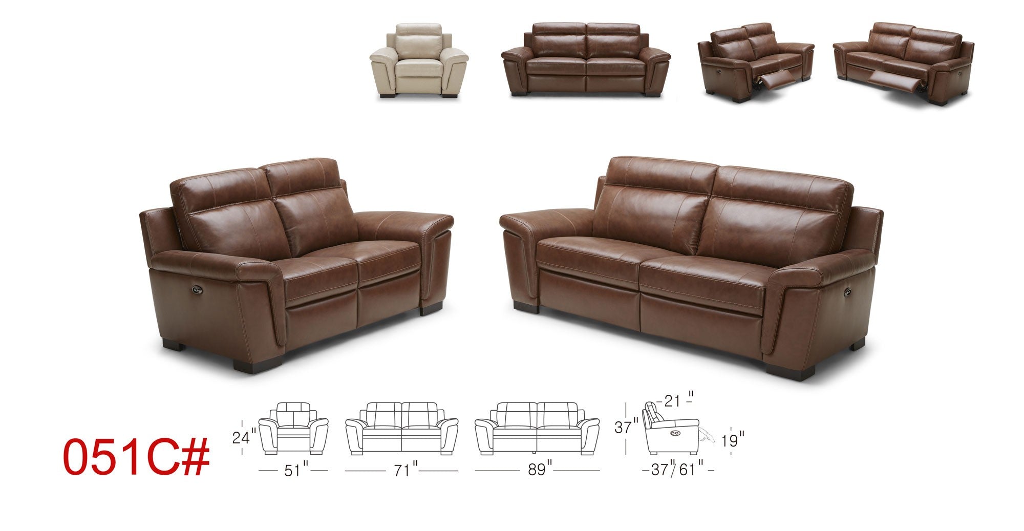 051C-01 Motion Sofa, Love, and Chair