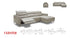 158HR Motion Leather Sectional