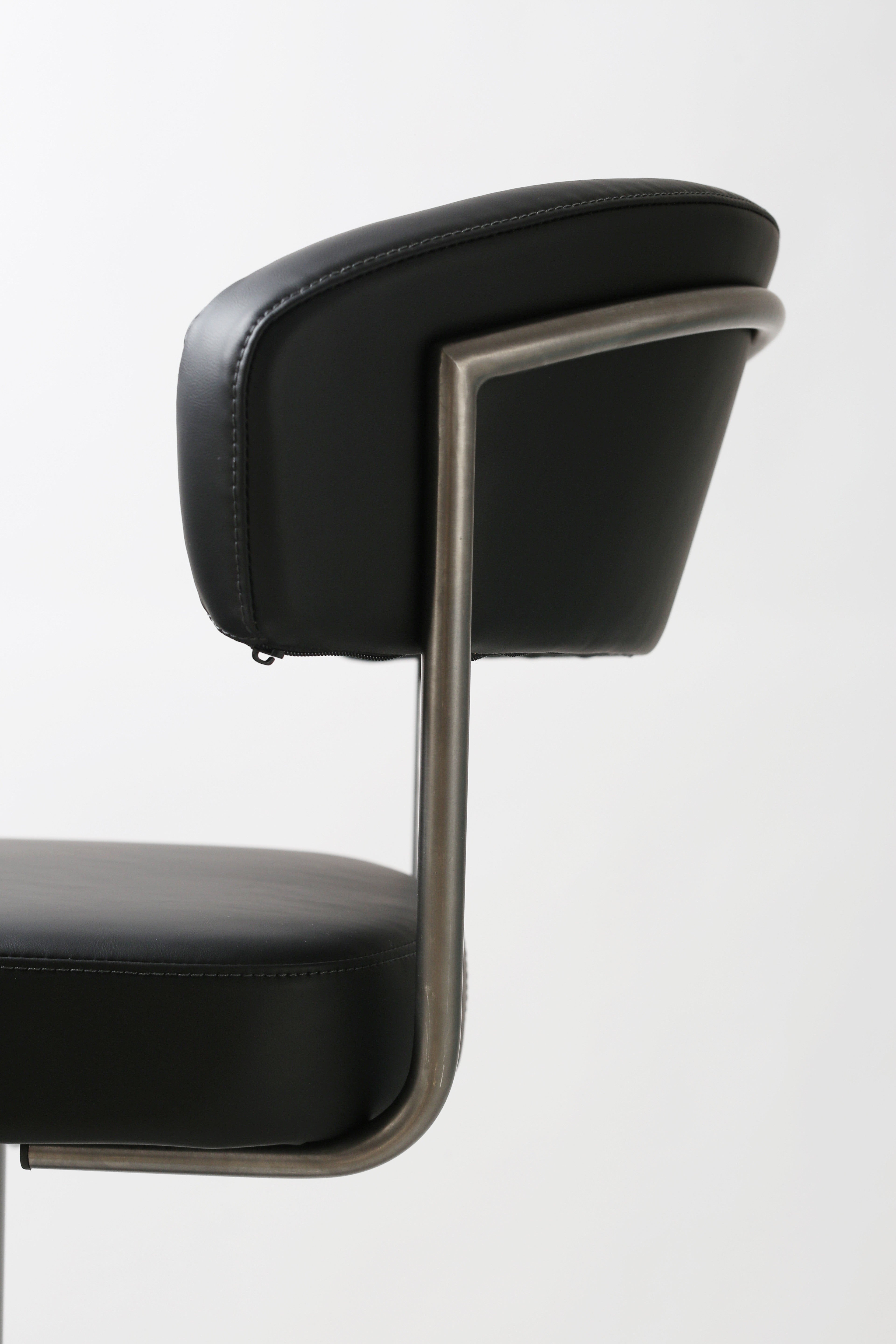 K C218A-53 Charcoal Barstool [ clone ]