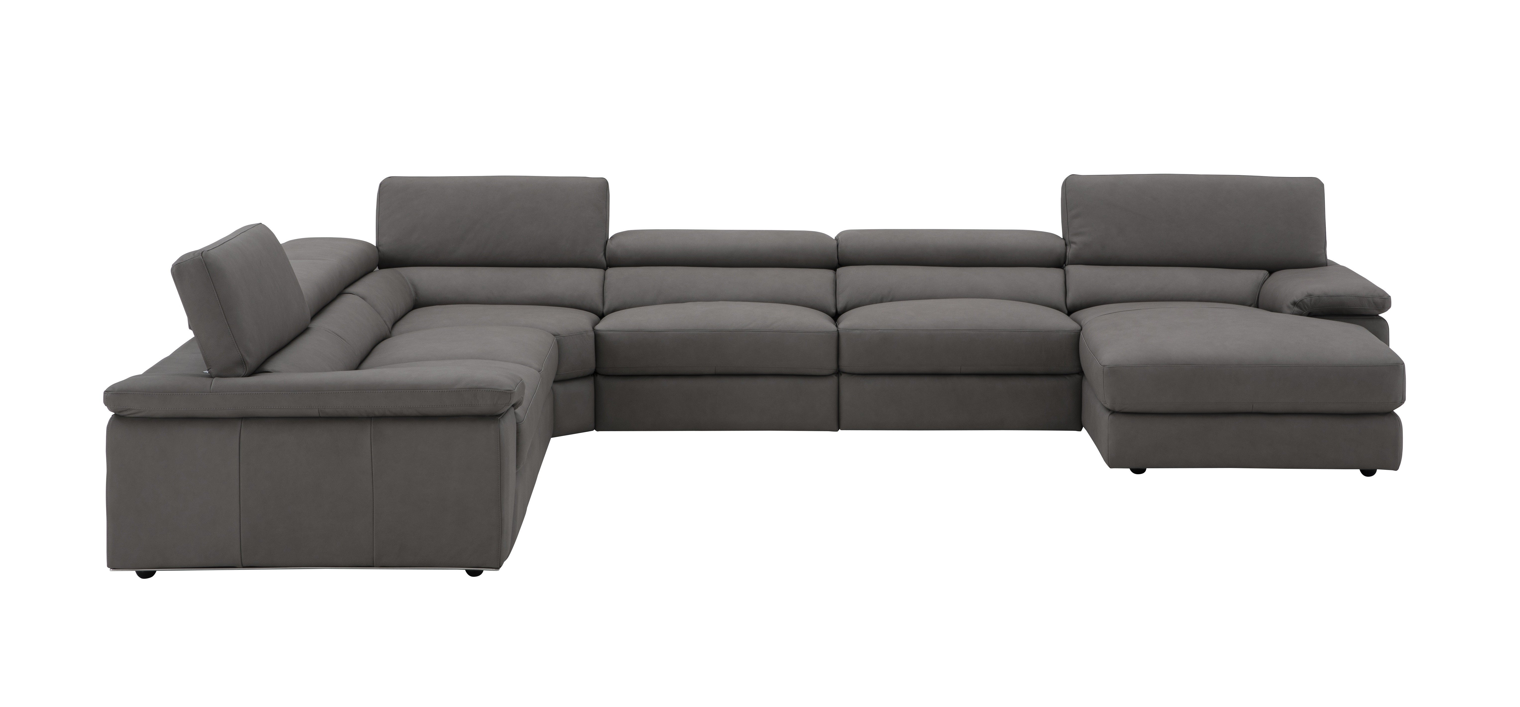 Kobe Premium Leather Sectional in Blue Grey [ clone ]