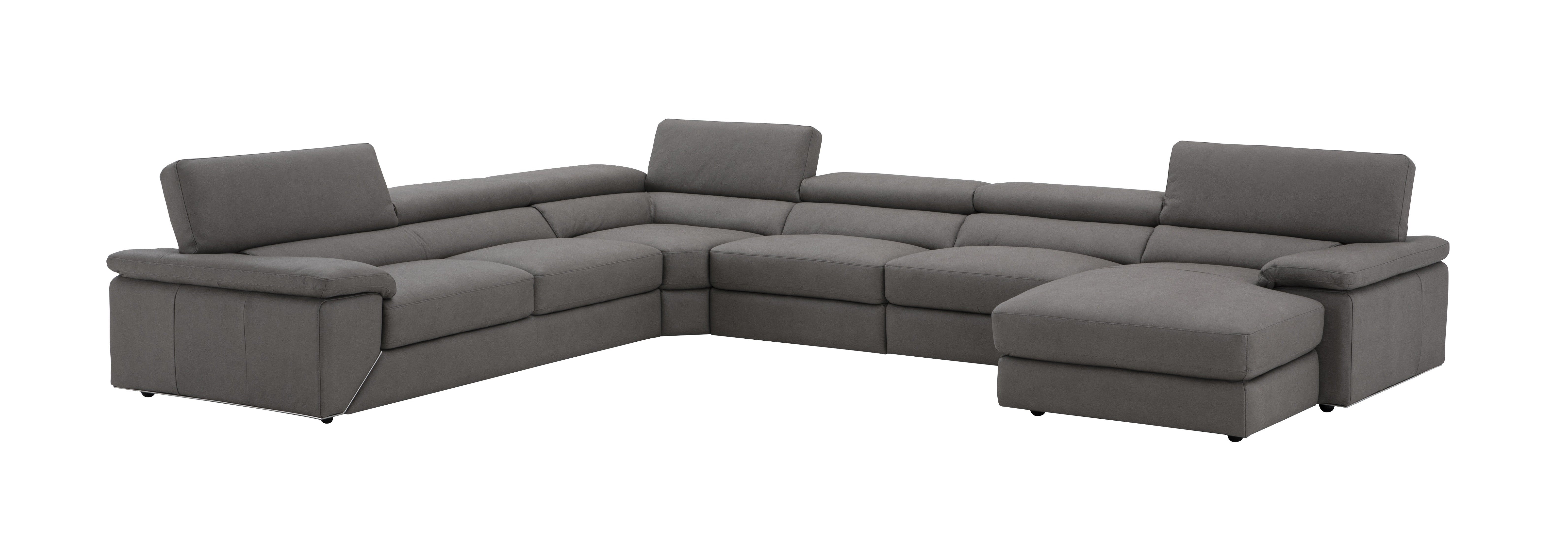 Kobe Premium Leather Sectional in Blue Grey [ clone ]