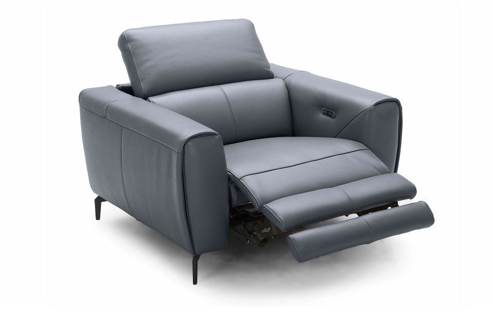 Lorenzo Motion Sofa Set in Blue-Grey
