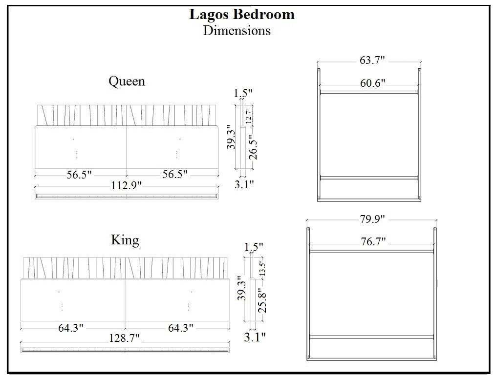 Lagos Premium Bedroom Set