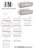 Lennox Fabric Love seat [ clone ]