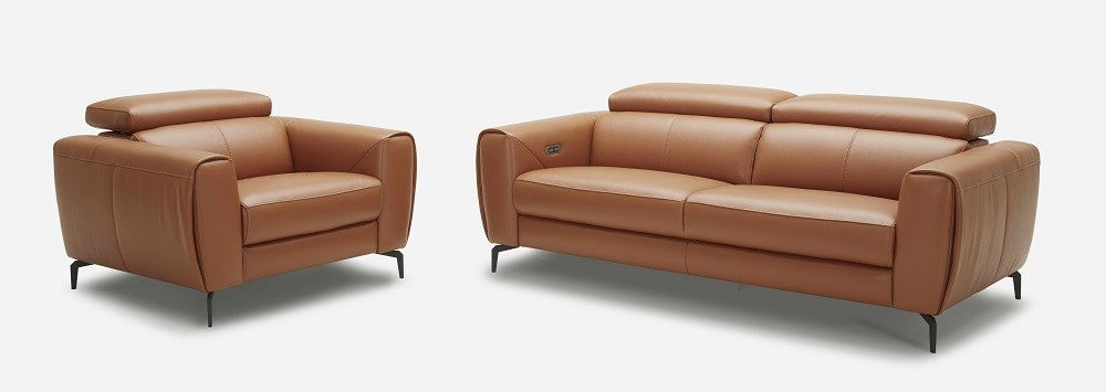 Lorenzo Motion Sofa Set in Caramel