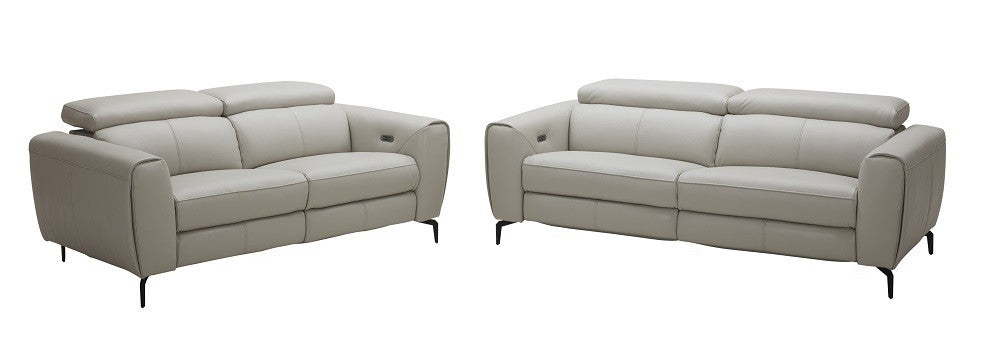 Lorenzo Motion Sofa Set in Light Grey