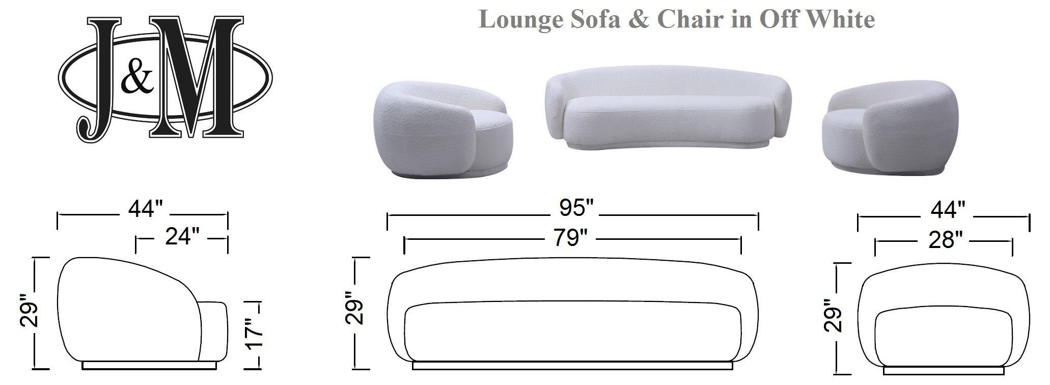 Moon Sectional & Chair in Dark Grey [ clone ]
