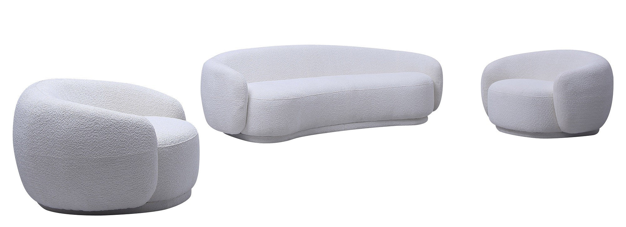 Lounge Off White Sofa & Chair
