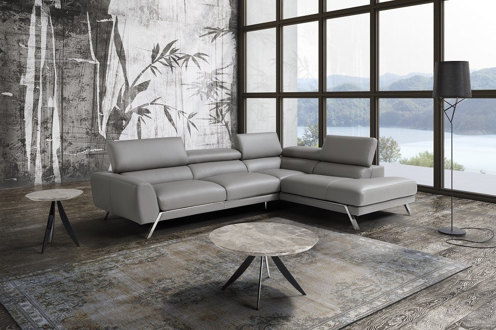 The Mood Sectional in Grey