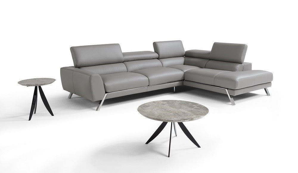 The Mood Sectional in Grey