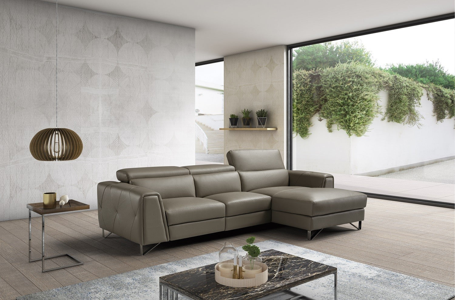 Maya Chair and Ottoman in Black [ clone ]