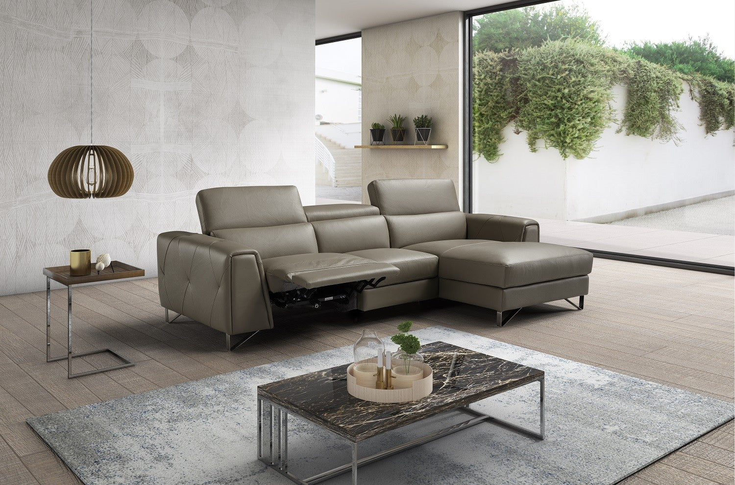 Maya Chair and Ottoman in Black [ clone ]