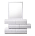 Milan Bedroom Set in White