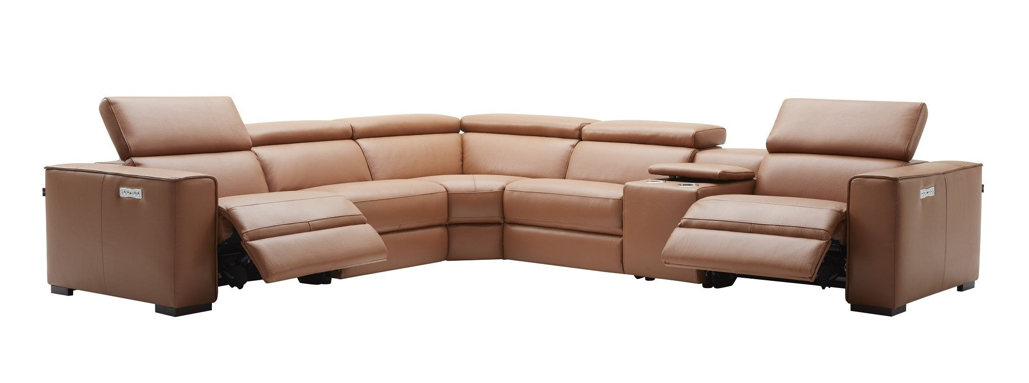 Cozy 6Pc Motion Sectional In Chocolate [ clone ]
