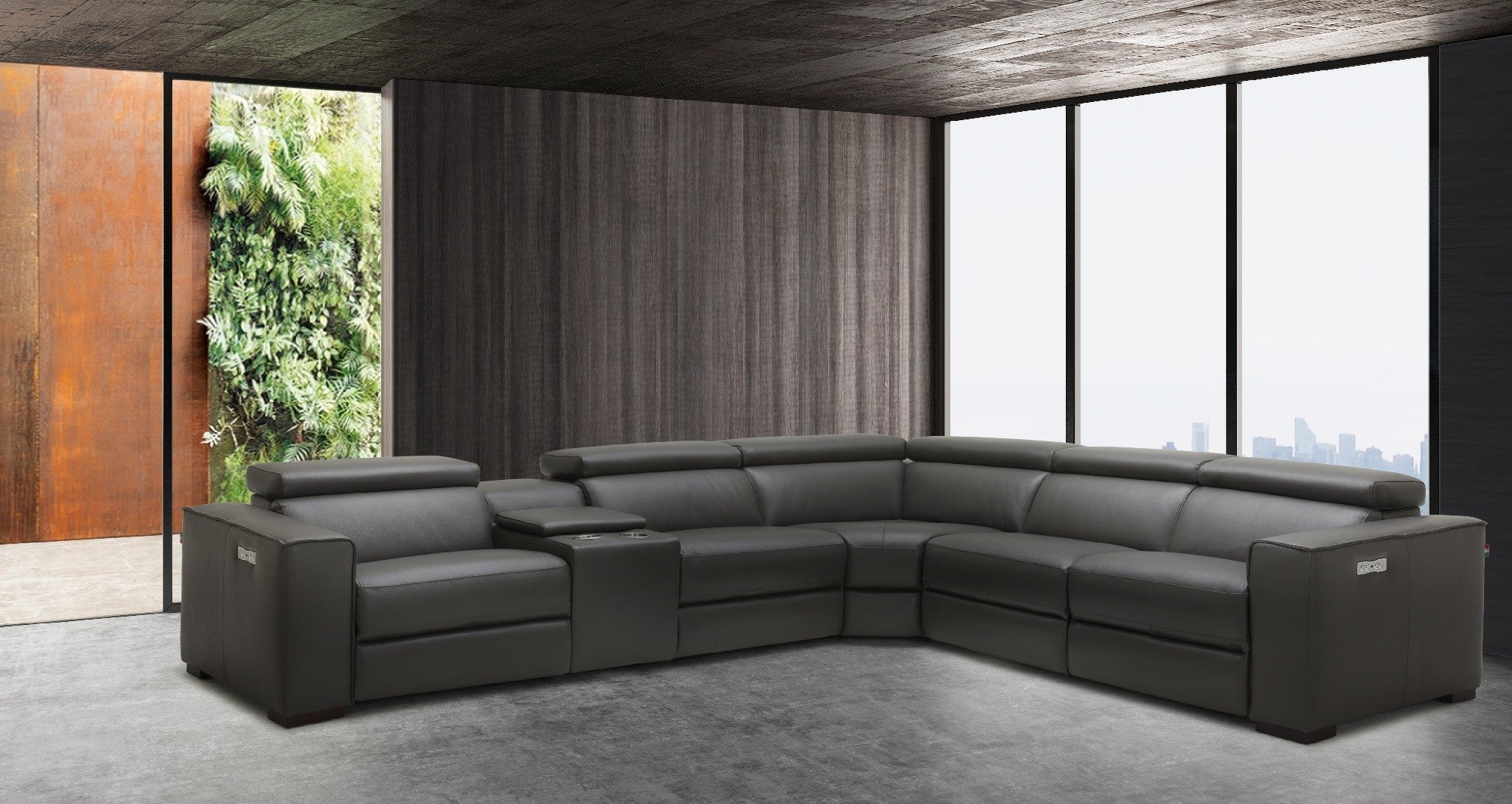 Picasso 6Pc Motion Sectional In Caramel [ clone ]