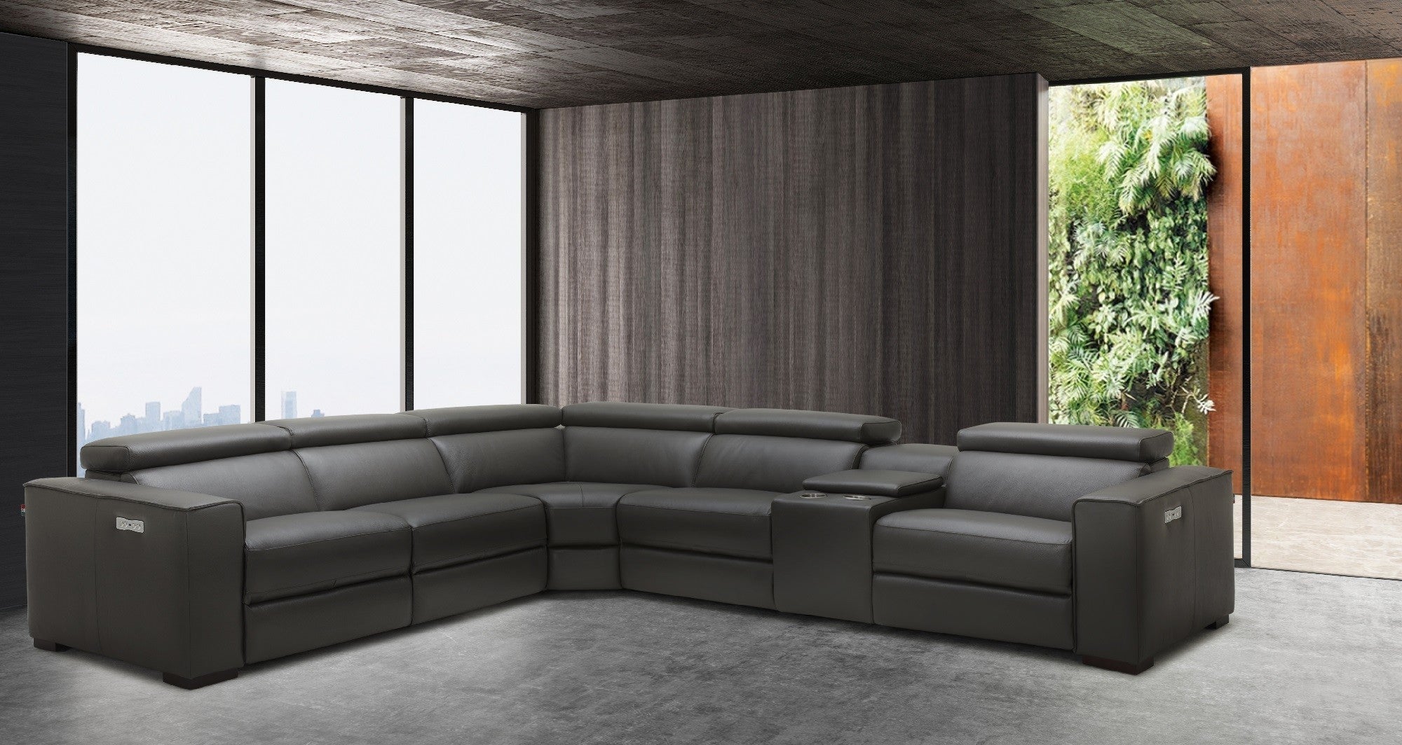 Picasso 6Pc Motion Sectional In Caramel [ clone ]