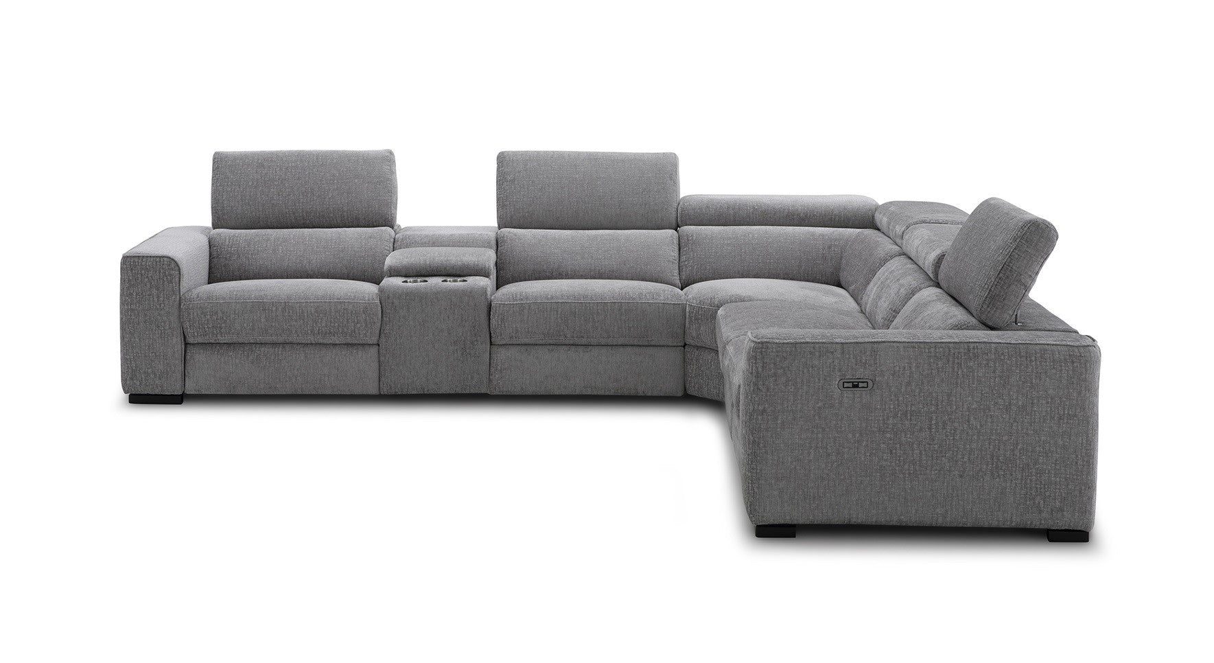 Picasso 6Pc Fabric Motion Sectional In Sand [ clone ]