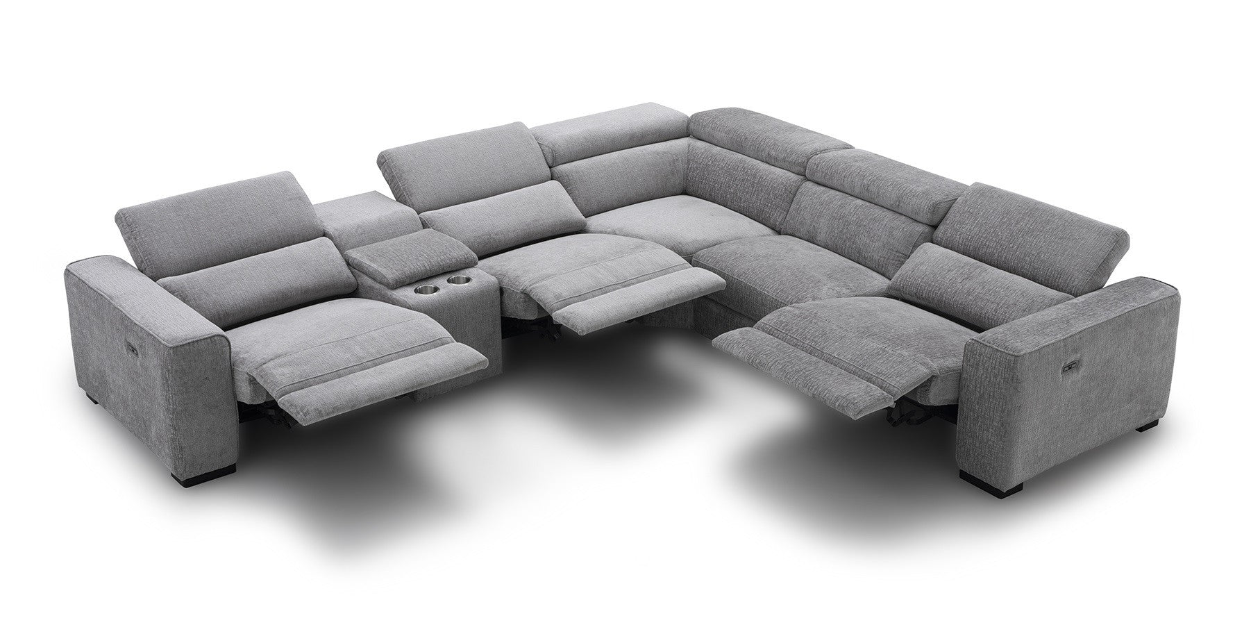 Picasso 6Pc Fabric Motion Sectional In Sand [ clone ]