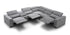 Picasso 6Pc Fabric Motion Sectional In Sand [ clone ]