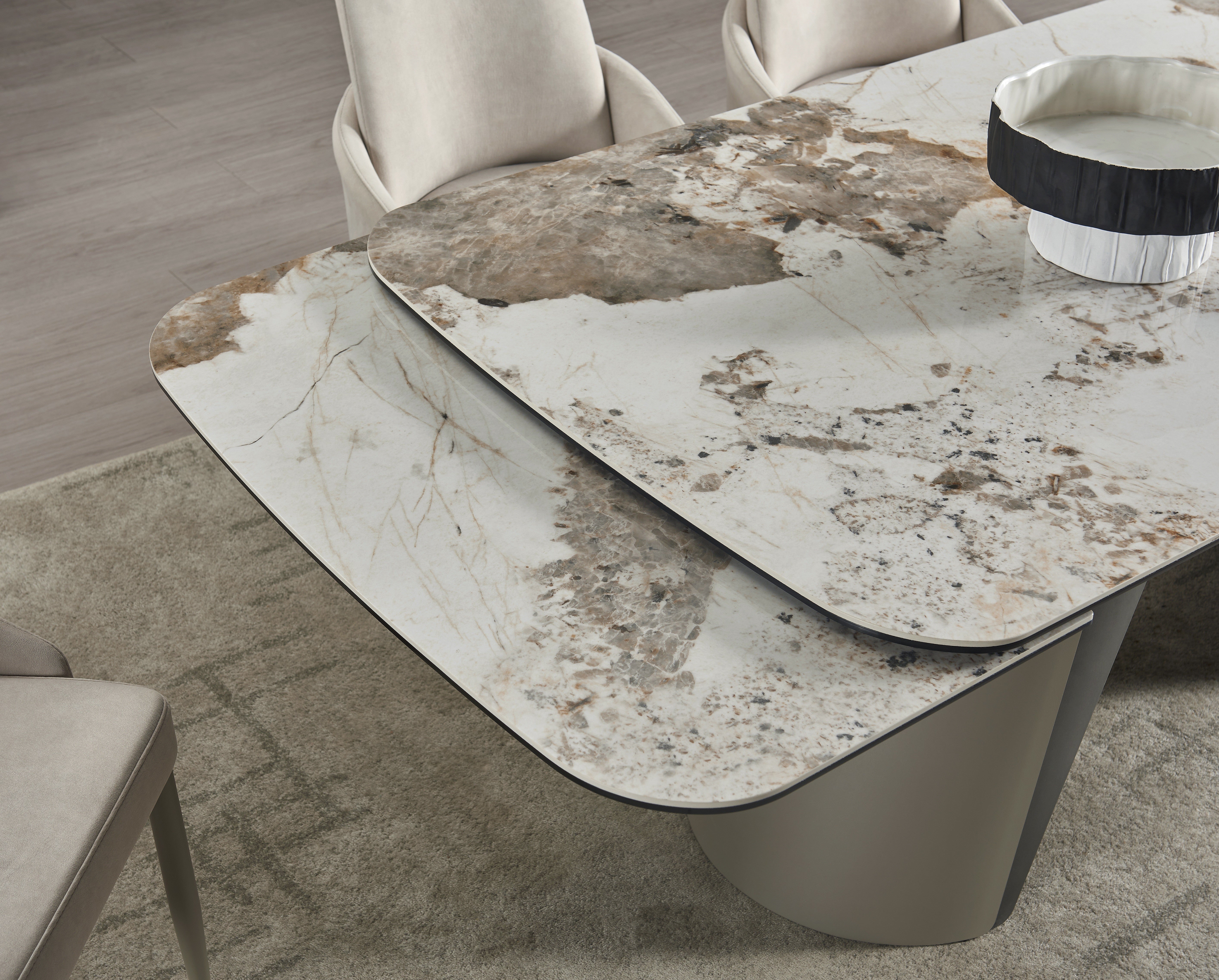 RH Warm Travertine Extension DT [ clone ]