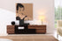 TV015 Walnut/Black Lacquer