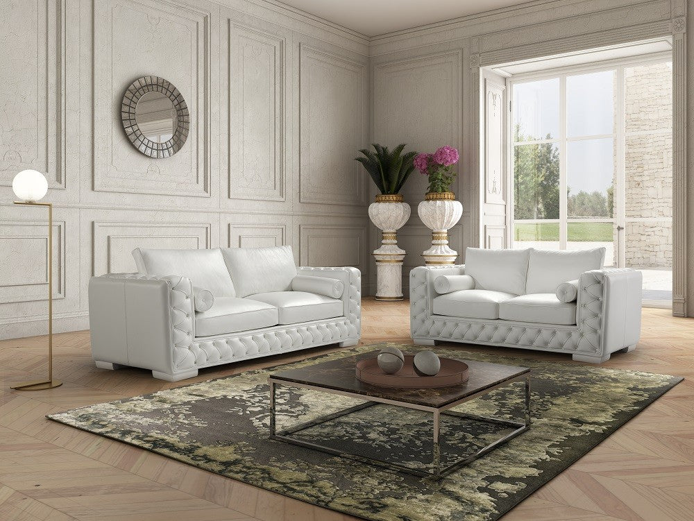 The Vanity Leather Sofa Set