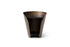 Vanta End Table | Modern Glass Side Table with Bronze Base