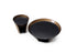 Vanta Coffee Table | Modern Glass Coffee Table with Bronze Base