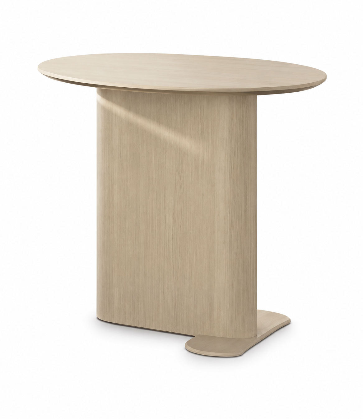 Vento End Table | Modern Travertine-Look Ceramic Side Table