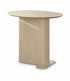 Vento End Table | Modern Travertine-Look Ceramic Side Table