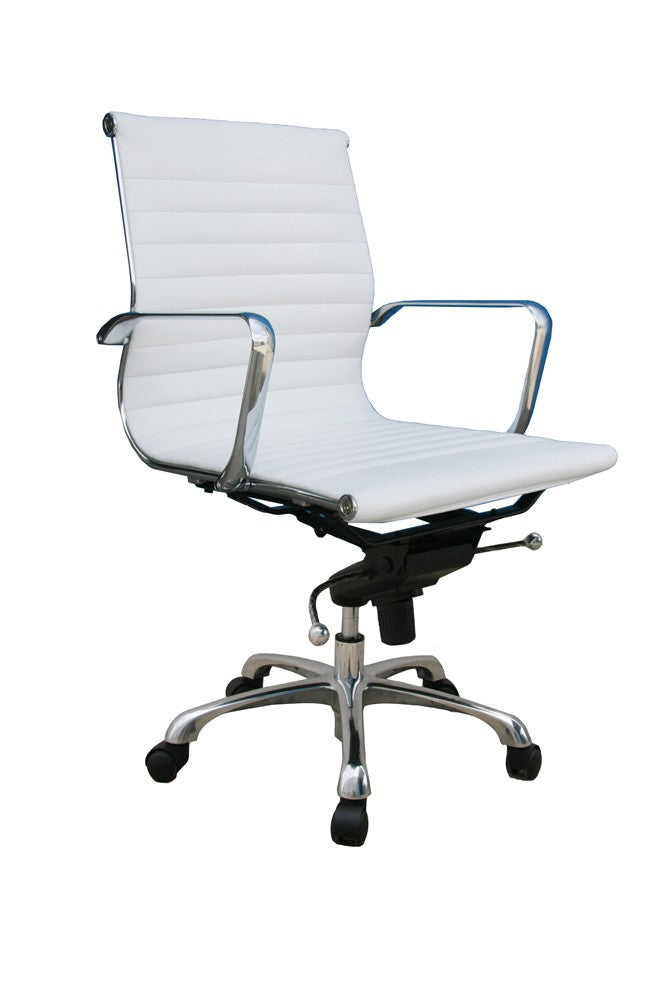 Comfy Low Back Office Chair In Brown