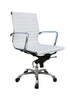 Comfy Low Back Office Chair In White