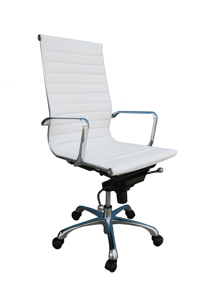 Comfy High Back Office Chair In Brown